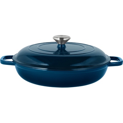 Silvercrest Liatinová servírovacia panvica Premium, 31 cm tmavomodrá 100409626