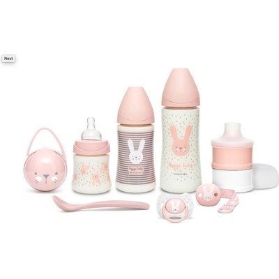 Suavinex novorozenecký set Hygge růžová