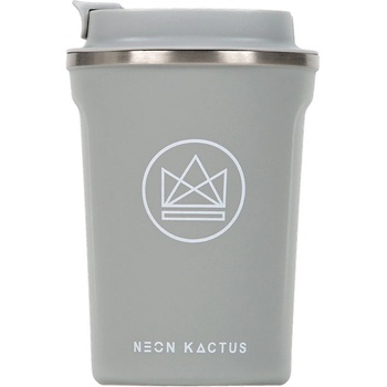 Neon Kactus Designový termohrnek 0,38 l šedý