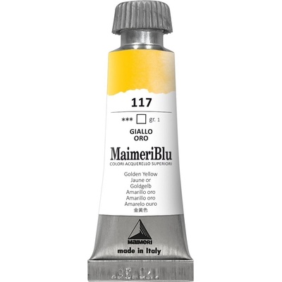 Maimeri Blu Акварелна боя Golden Yellow 117 12 ml 1 бр (M1609117)