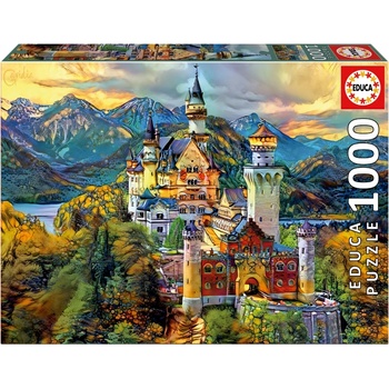 Educa Пъзел Educa - Замъкът Нойшванщайн, 1000 части (EDU19933)