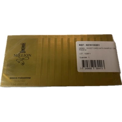 Paco Rabanne 1 Million 12x toaletná voda pánska 1,5 ml vzorka