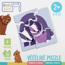 Efko KukiKuk Veľmi veľká skladačka Mladé s mamou 30 dielov