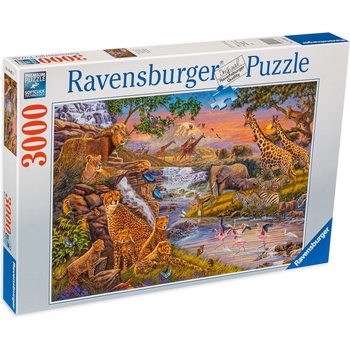 Ravensburger Пъзел Ravensburger от 3000 части - Животинско царство (16465)