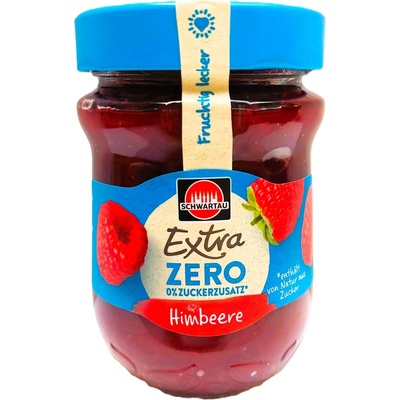 SCHWARTAU Extra ZERO Himbeere ovocný džem s malinami, bez přidaného cukru 280g