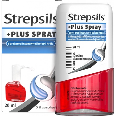 Strepsils Plus spray aer.ora.1 x 20 ml