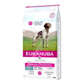 EUKANUBA Working & Endurance - Пълноценна суха храна за кучета нуждаещи се от повече енергия, 15 кг
