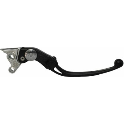 ACCOSSATO Adjustable folding lever ACCOSSATO LV009 in aluminium for original brake master cylinders čierna