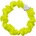 By Eloise London Silk Scrunchie Silver Heart Ластик за коса за жени цвят Lemon Yellow