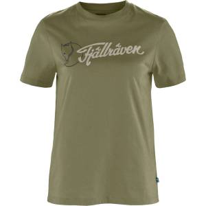 Fjällräven Дамска тениска Fjällräven Women's Archive Logo T-Shirt - Green (916-6335-0213)