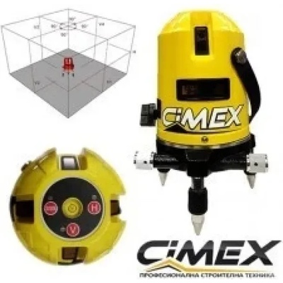 CIMEX Лазерен нивелир с 5 лъча, самонивелиращ Cimex 1H4V (OM-1H4V)