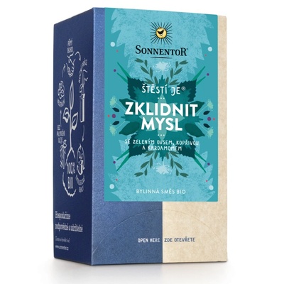 SONNENTOR - Happiness is® за успокояване на ума, чай на порции, БИО, 18 бр