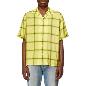 Diesel S-Nabil-Check Shirt - Green