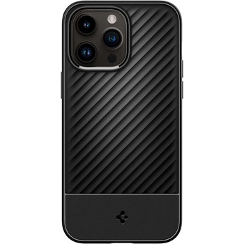 Spigen Core Armor - силиконов (TPU) калъф с висока степен на защита за iPhone 15 Pro Max (черен)