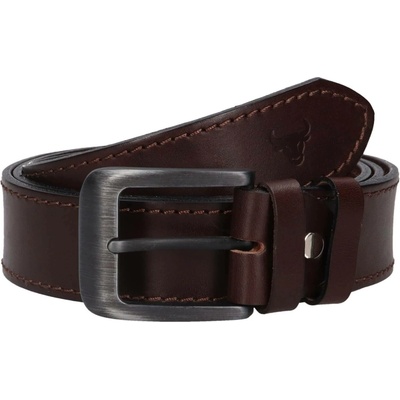 Pánský kožený opasek Belt Toro Bobby tmavě hnědá