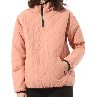 Vans Quilted V Mock Anorak rose down