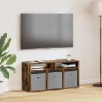 vidaXL Долно шкафче с чекмедже Димян дъб 87 x 27, 5 x 43 см (8000584)