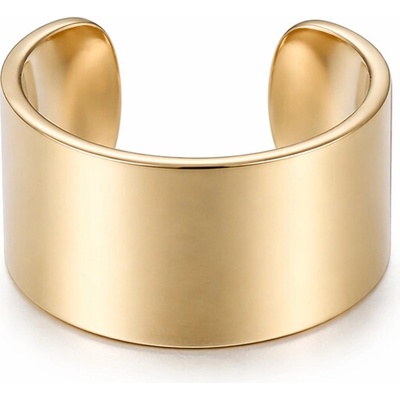 SARINES Zlatý earcuff v minimalistickém hladkém designu S1471