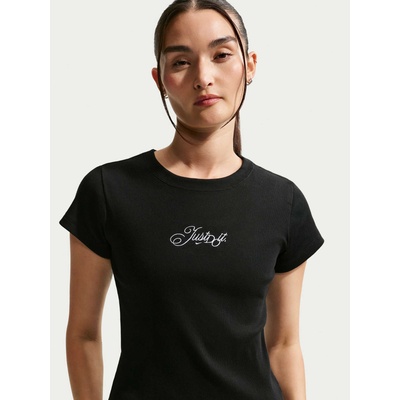 NIKE Тениска w nsw rib mod crp jdi tee
