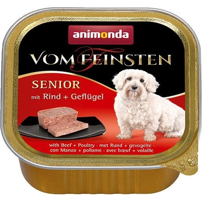 Animonda Vom Feinsten Senior Dog hovädzie a hydina 150 g