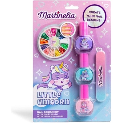 Aquarius Cosmetic Комплект за маникюр, Martinelia, Малък еднорог, 5 части (MA12015)