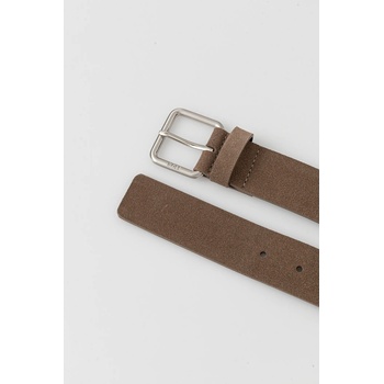 BOSS Велурен колан boss мъжки в бежово 50553301 (50553301)