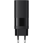 Havit Захранване за ел. мрежа за лаптопи, смартфони и таблети с 2xUSB-C и 1xUSB-A изходи с технология за бързо зареждане (черен) - Havit GaN Fast Wall Charger 65W (UC10 (KF2350386))