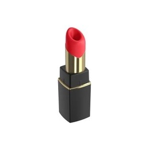 Womanizer Beauty - въздушновълнова клиторстимулираща играчка във форма на червило (черна) (P27001)