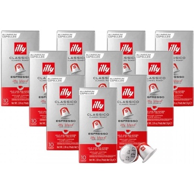 illy Кафе капсули Illy Classico пакет 100 броя съвместими с Nespresso система