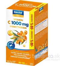 Revital Premium Vitamin C 1000 mg s rakytníkom s postupným uvoľňovaním 120 tabliet