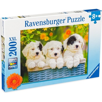 Ravensburger Пъзел Ravensburger от 200 XXL части - Пухкави кученца (12765)