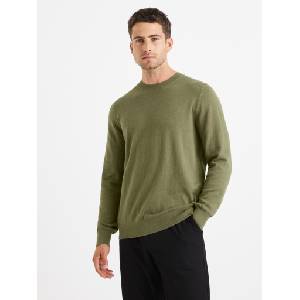 Celio Vecrewflex Пуловер Celio | Zelen | МЪЖЕ | S