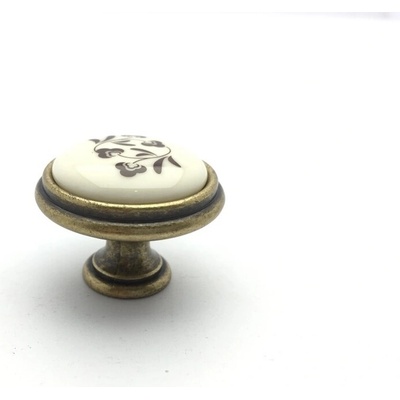 Tulip MARGARITA I staromosaz/ porcelán béžový/ kvet 35 mm