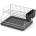 TEKNO TEL СУШИЛНИК ЗА СЪДОВЕ TEKNO TEL KB-005BP , 2 нива , хром-черно , 42 x 30 x 21 см (3000150040)