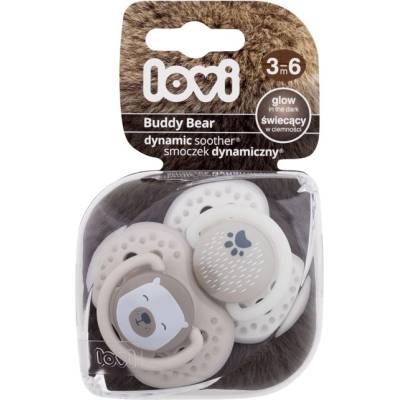 LOVI Buddy Bear Dynamic Soother от LOVI за Деца Залъгалка 2бр