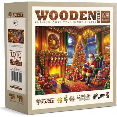 WOODEN CITY Dřevěné Kouzlo Štědrého večera 1010 dílků