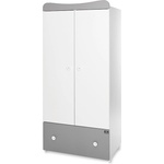 Lorelli Classic ГАРДЕРОБ exclusive БЯЛО/stone grey (10170120041)