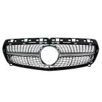  Решетка Mercedes W176 A-Class (2013-2015) - Diamond look, черна с хром лайсни (PX-ZW-329)
