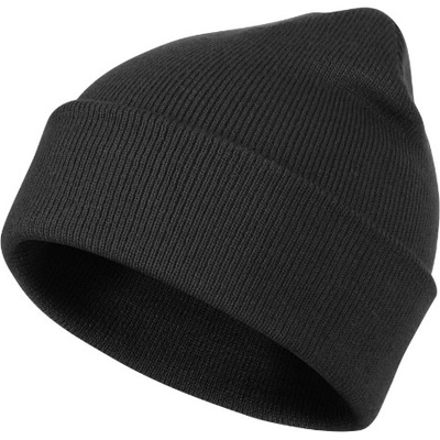 čepice beanie Color ebony gray tmavě šedá