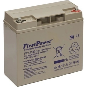 First Power Акумулаторна батерия FirstPower MS18-12, 12V, 18Ah, M5 конектори (MS18-12)