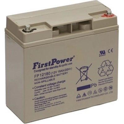 First Power Акумулаторна батерия FirstPower MS18-12, 12V, 18Ah, M5 конектори (MS18-12)