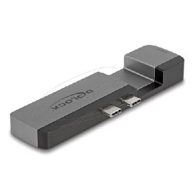 Докинг станция Delock for MacBook Pro / MacBook Air Thunderbolt 4, 5K Резолюция / 100 W PD / 10 Gbps Hub / LAN / Audio (DELOCK-87757)