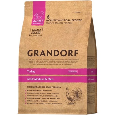 Grandorf Adult Medium & Maxi Turkey 10 kg