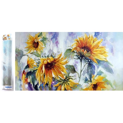Norimpex - Puzzle Diamant painting: Sunflower 80x40cm - 1 - 39 piese
