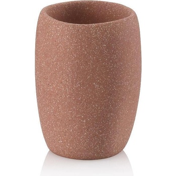 KELA Поставка за четки за зъби от цимент KELA Roda, кафява (1105)