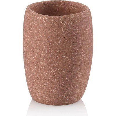 KELA Поставка за четки за зъби от цимент KELA Roda, кафява (1105)