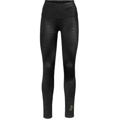 Dámske športové legíny JOHAUG, PREMIUM PRINT TIGHTS Čierna,Biela