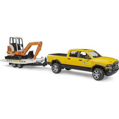 BRUDER Bruder 2546 ram / Сервизно превозно средство за офроуд с мини багер (br 2546)