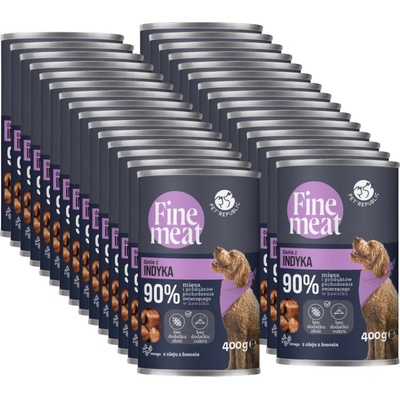 PetRepublic Fine Meat Adult pokrm z morčacieho mäsa 30 x 400 g