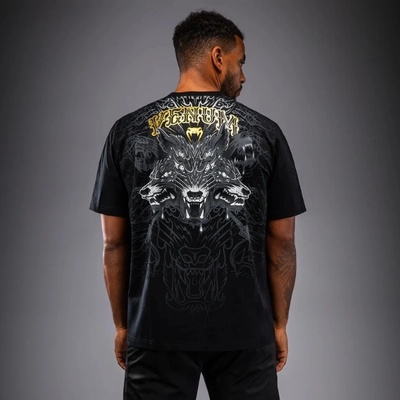 Venum - Боксова Екипировка | Официален Вносител за България Тениска Venum Wolf Atak T-Shirt - Black/Grey - XL